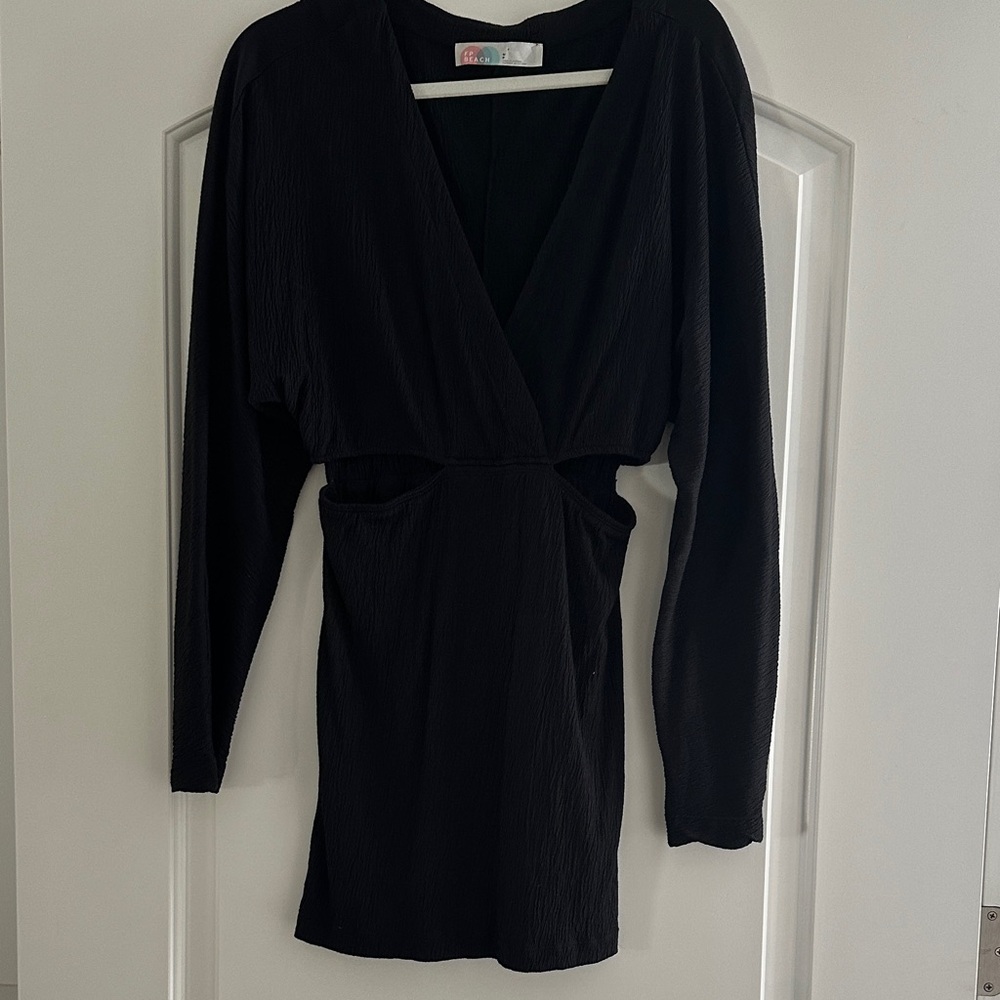 Free People Black Swim Coverup